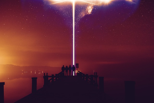 Alien landscape from a fantasy film, depicting otherworldly beauty.